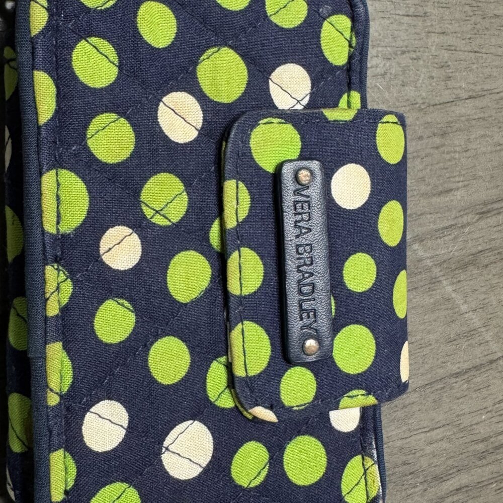 Vera Bradley Wristlet – Lilli Bell Polka Dot Pattern - Picture 3 of 7